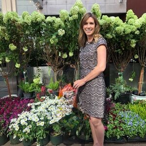 Eliza J Black and Pale Pink Lace Dress